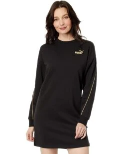 PUMA Essentials+ Minimal Gold Crew Dress | Dresses