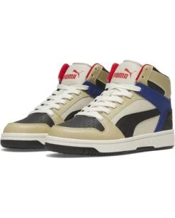 Puma Kids Rebound Layup Synthetic Leather Sneakers (Big Kid) | Sneakers & Athletic Shoes