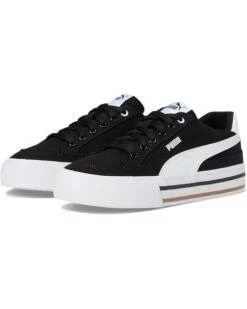 Puma Kids Court Classic Vulc Faux Suede Sneakers (Big Kid) | Sneakers & Athletic Shoes