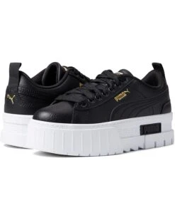 Puma Kids Mayze Leather Sneakers (Big Kid) | Sneakers & Athletic Shoes