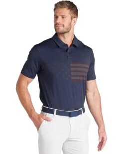 PUMA Golf Volition Flag Stripe Polo | Shirts & Tops